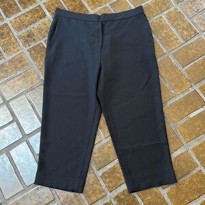 NWT Draper James Black Ankle Cuff Pant